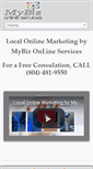 Mobile Screenshot of mybizonlineservices.com
